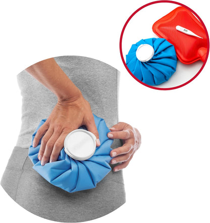 MUELLER Sports Medicine Reusable Ice Pack, 9" Bag, Cold Bag for Injuries and Pain Relief, Cold Therapy, Blue