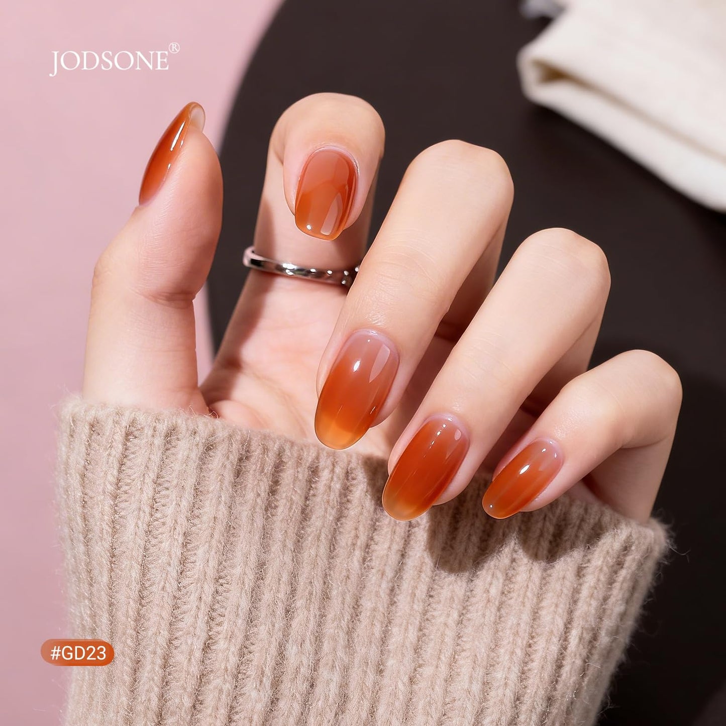 JODSONE Gel Nail Polish Kit with U V Light 32 Colors Gel Polish Nail + 4 Functional Adhesive Bottles Kit Soak Off Manicure Tools Gifts for Women