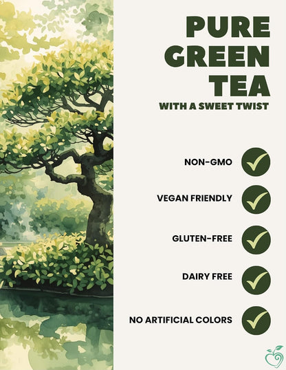 Organic Sweet Matcha Green Tea Powder - Cafe Style Blend by Cherie Sweet Heart - 16oz, Vegan & Gluten-Free, Rich in Antioxidants, Perfect for Lattes, Smoothies & Baking