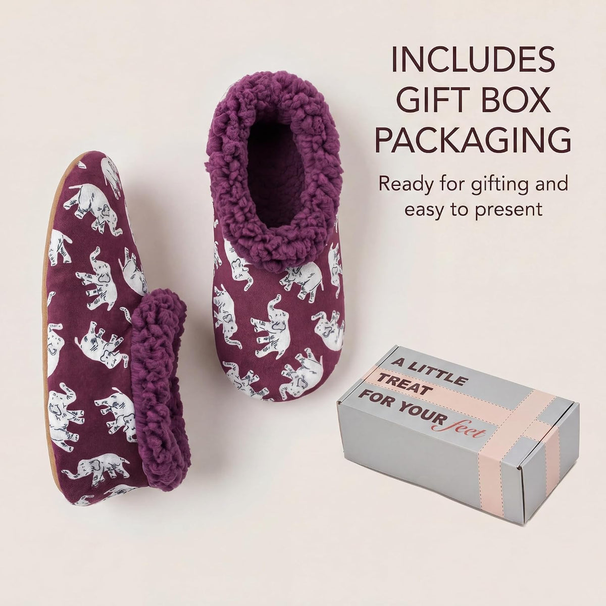 Cozylook Fuzzy Slippers for Women Indoor Soft Sole Slipper Socks