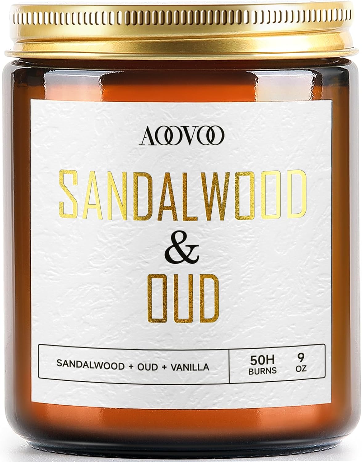 AOOVOO Coconut Vanilla Candles - 9 oz Scented Candles, Aromatherapy Candle, Soy Candle for Home Scented