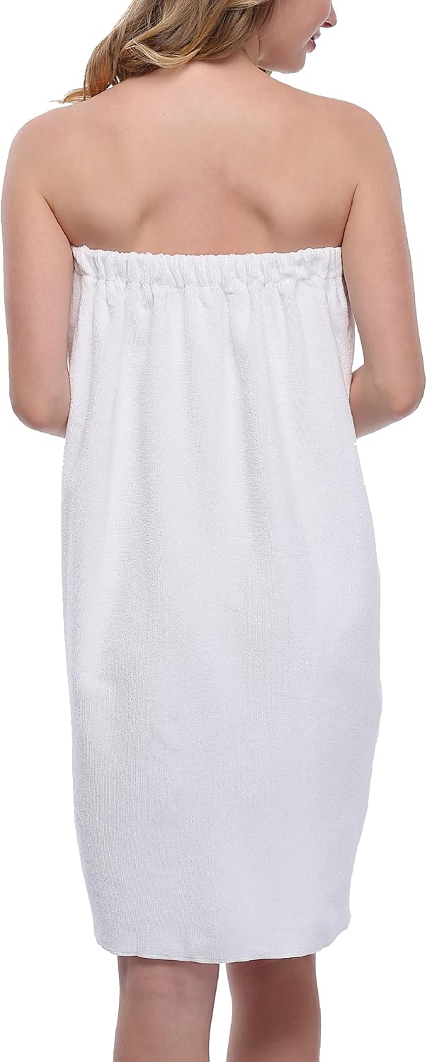 goodmansam Women's Shower Wrap Robes Spa Body Wrap Bathrobe Ultra Absorbent Cover up Towels