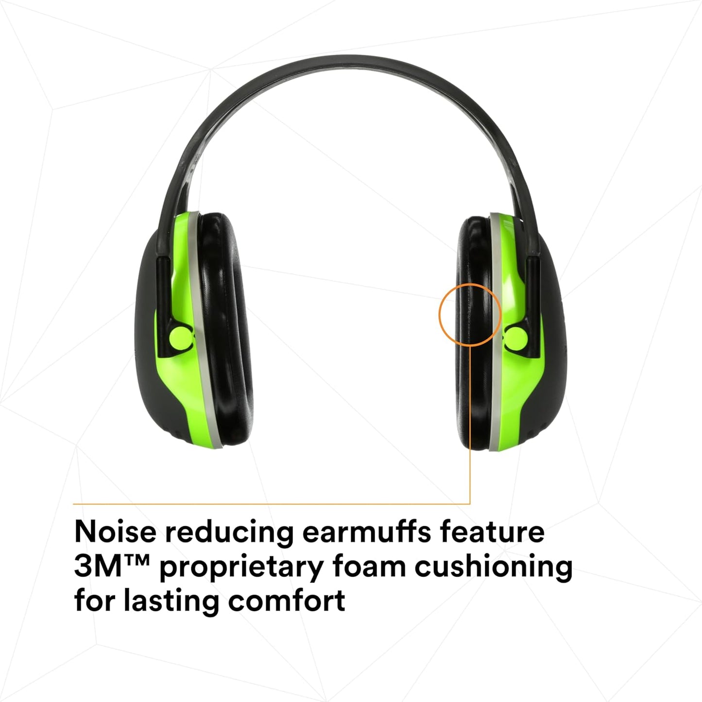 3M PELTOR Hearing Protection Earmuffs, X4 Series Noise Protection, Construction, Manufacturing, Assembly, Sanding