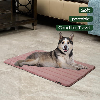 BALANCE Dog Crate Pad, Dog Foam Crate Mat Kennel Pad, Washable Water-Resistant Pet Bed Flat Dogs Cage Mat for Large Dogs