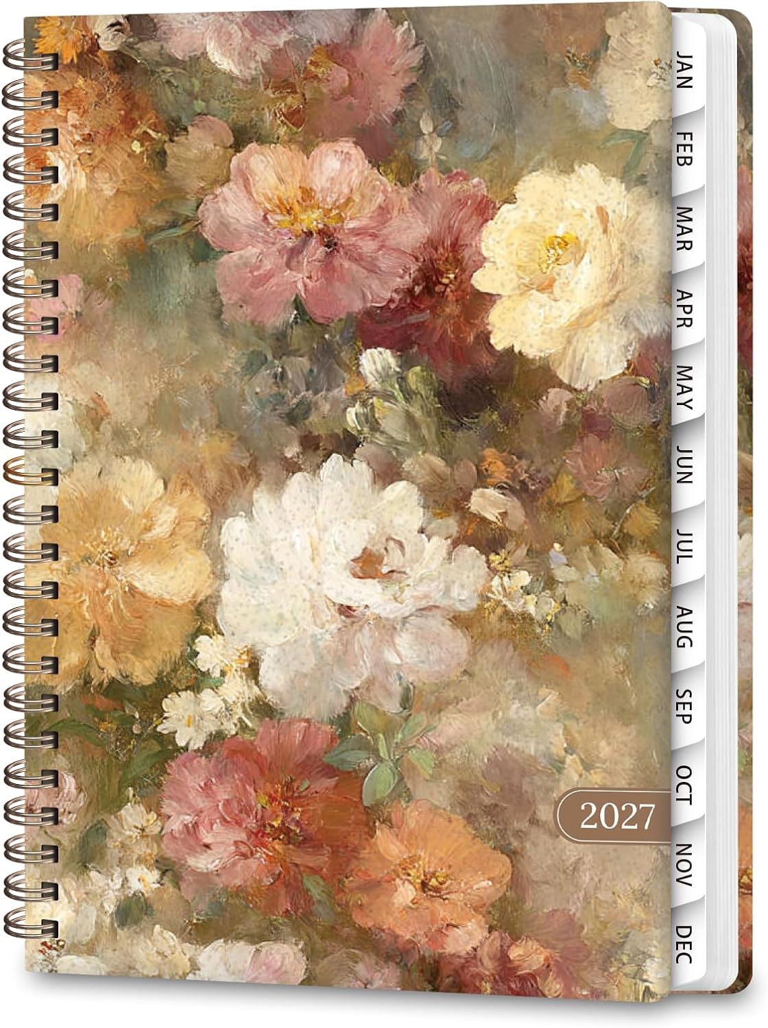 Planner 2026-2027, Weekly and Monthly Calendar Planner, JUL 2026 - JUN 2027 - Colors B