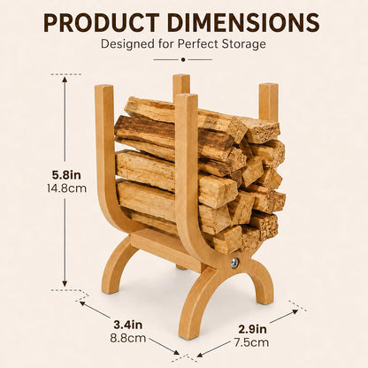 Wooden Palo Santo Holder-Incense Storage Ideal for Palo Santo Sticks& Sage