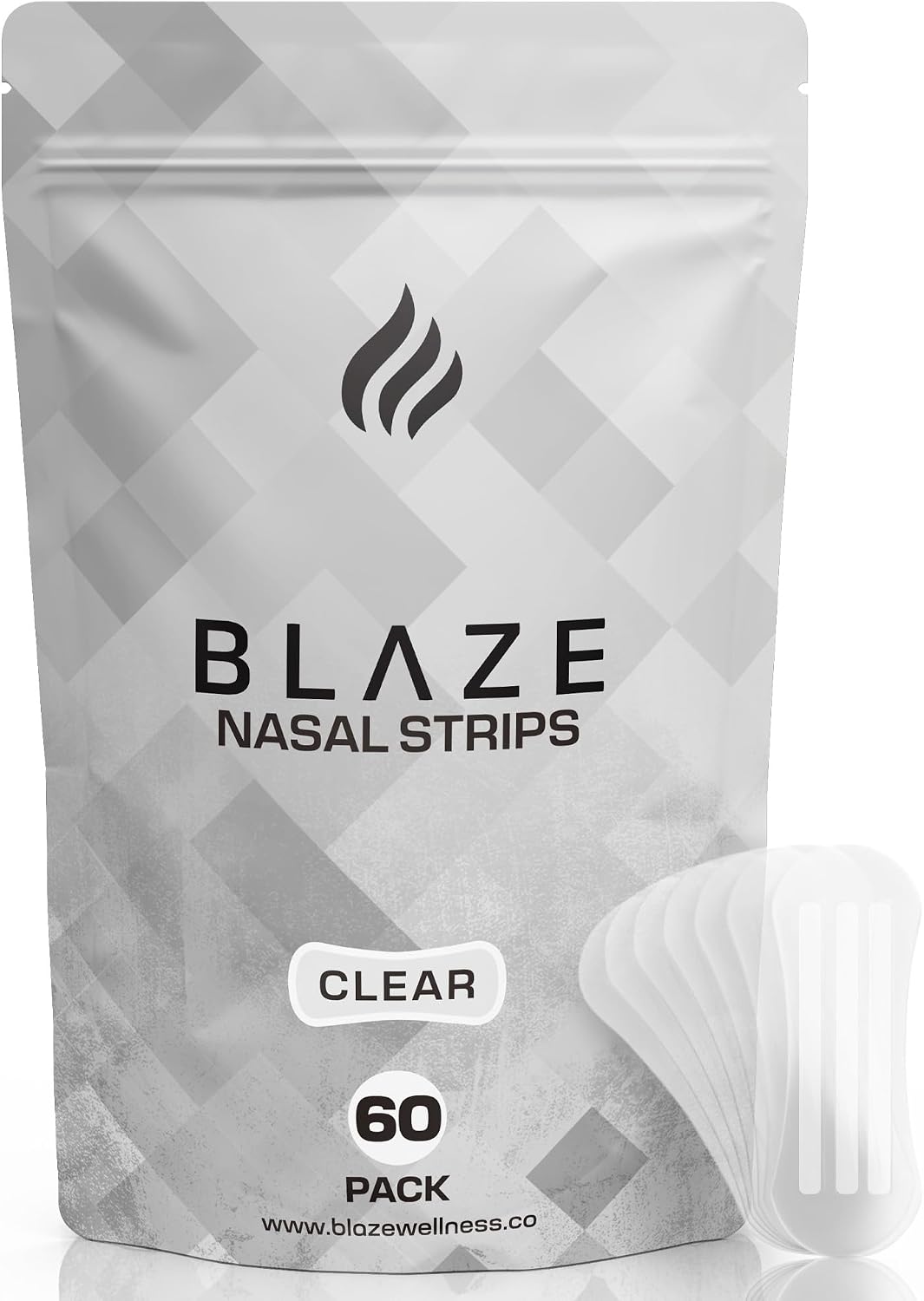 Nasal Strips for Snoring & Sleeping (60 PK) - Nose Strips for Breathing - Deviated Septum Tape & Sinus Congestion Relief for Adults - Improve Sleep Quality, Energy and Productivity, Lessen Snoring