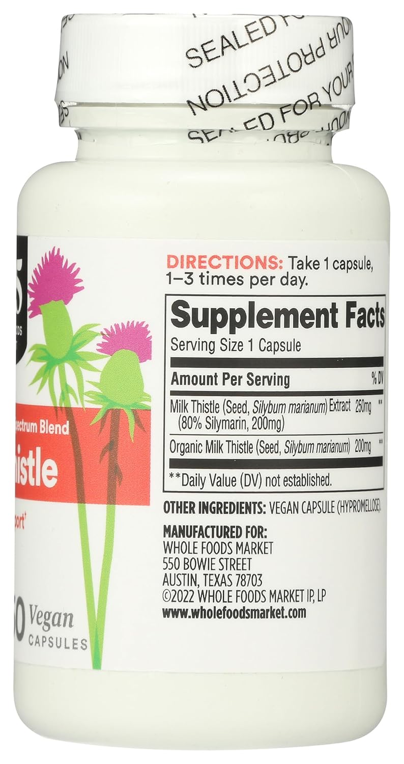 365 by Whole Foods Market, Milk Thistle, 120 Count