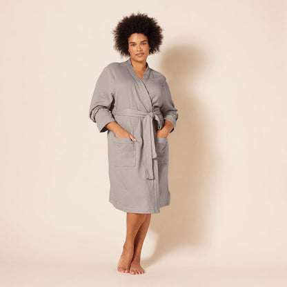 Amazon Essentials Women's Lightweight Waffle Full-Length Bath Robe (Available in Plus Size)