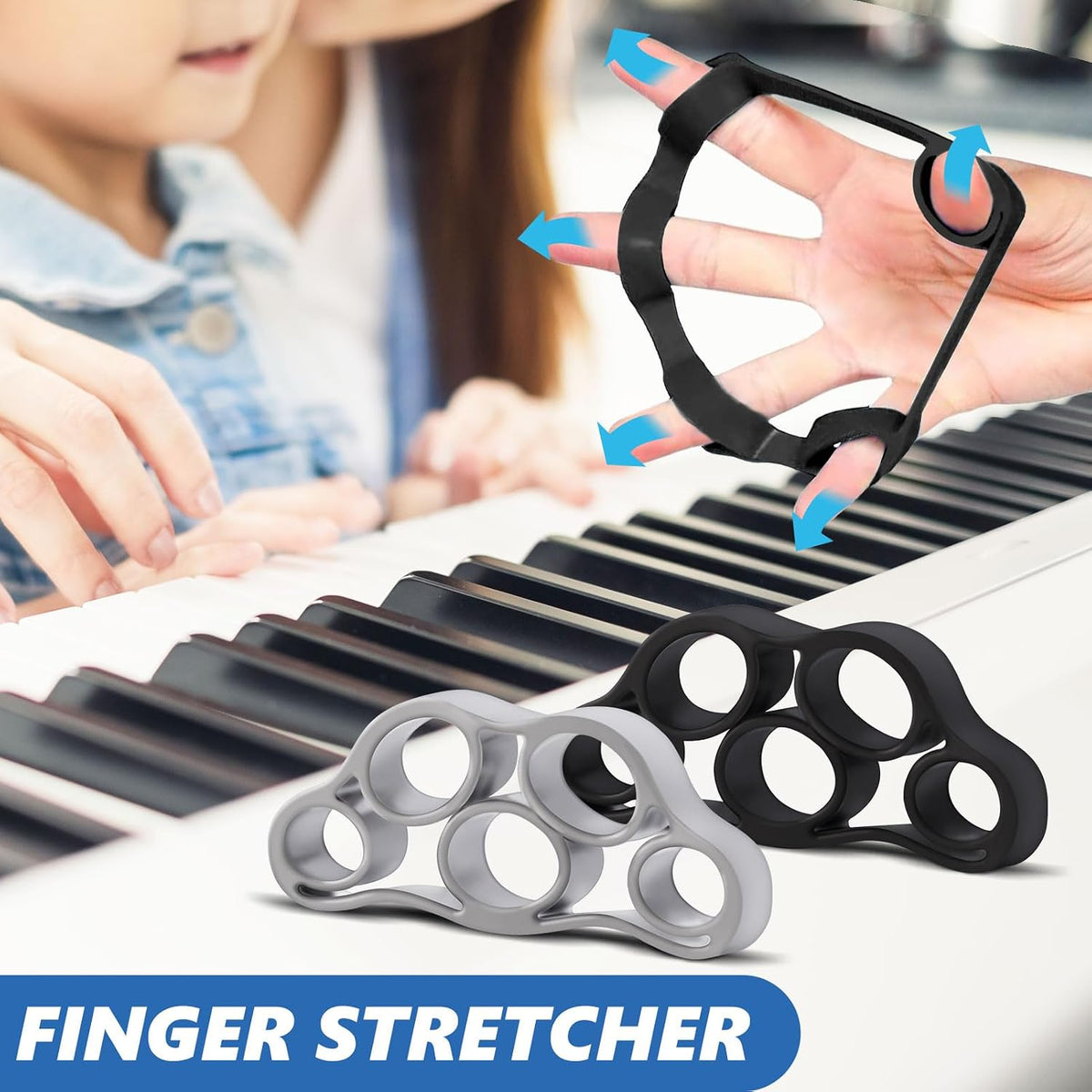 roygra Grip Strength Trainer (5 Pack), Complete Hand Strengthening Devices