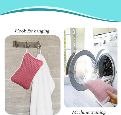 Bath Pillows for tub,Home Spa Pillows for Bathtub, Hot Tub,Head and Neck Support with 2 Strong Suction Cups,White