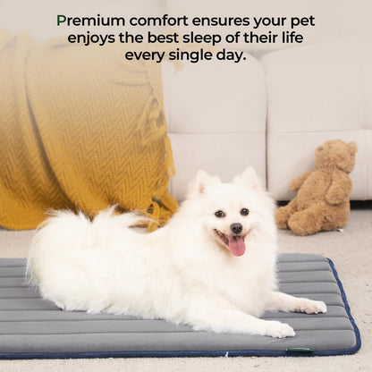 BALANCE Dog Crate Pad, Dog Foam Crate Mat Kennel Pad, Washable Water-Resistant Pet Bed Flat Dogs Cage Mat for Large Dogs