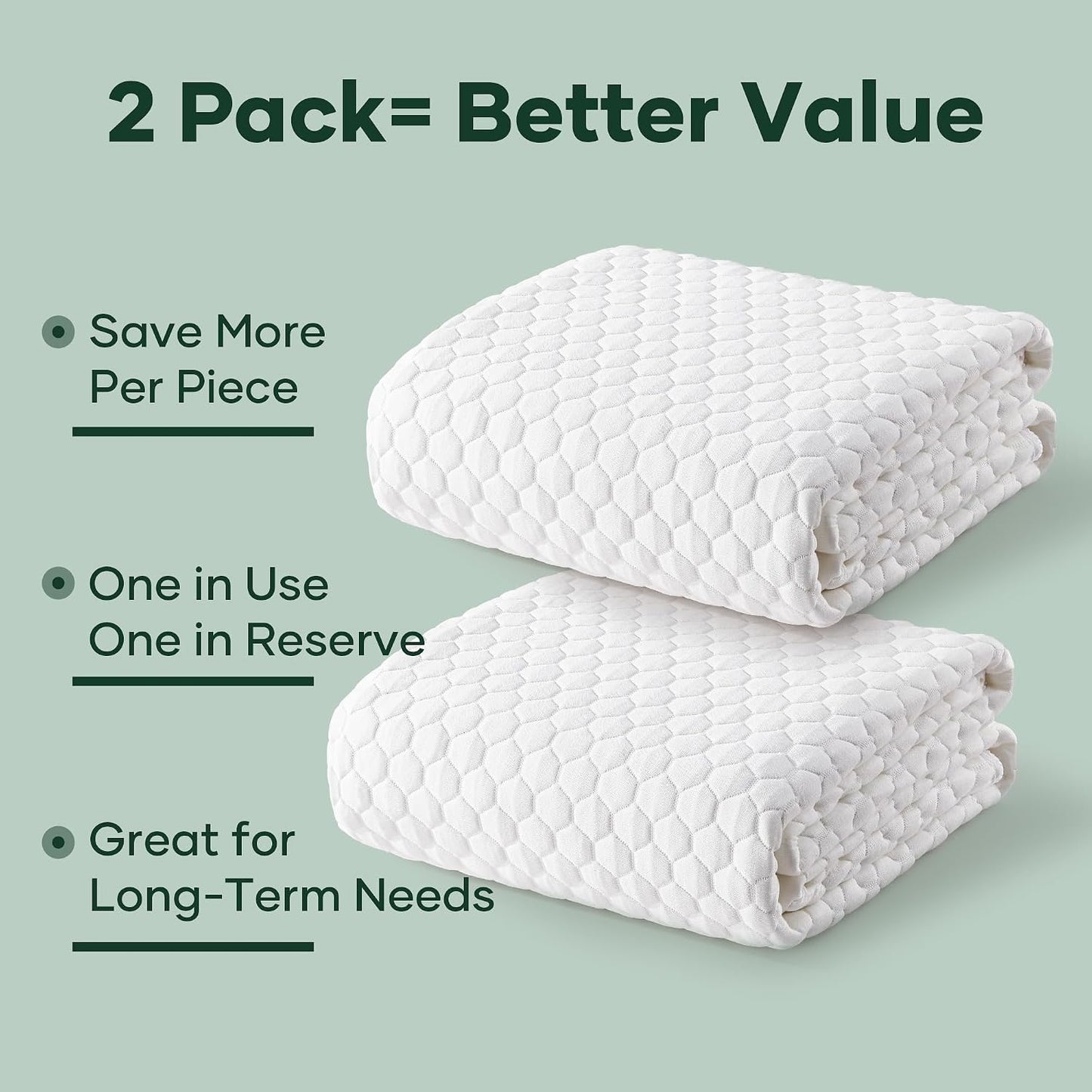 OhGeni 100% Waterproof Mattress Protector,Queen Size Premium Bamboo Mattress Pad,Pet Hair & Bedwetting Resistant,Cooling Breathable Fitted Sheets,Washable Bed Cover,Non-Slip Deep Pocket for Bedroom