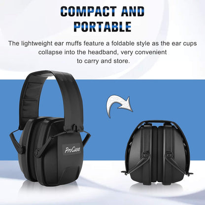 ProCase Extra Large SNR 37dB Noise Cancelling Headphones, Hearing Protection Ear Muffs for Noise Reduction NRR 35dB