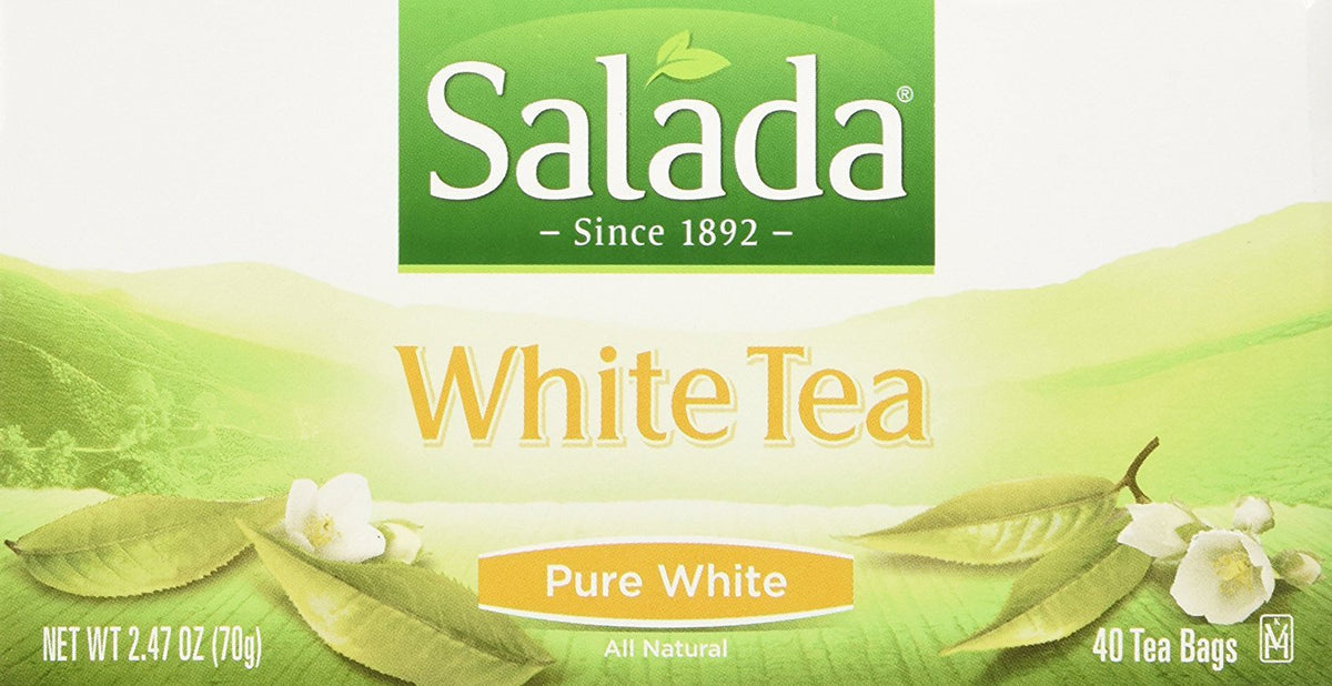 Salada Delicate White Tea, Quality Tea, Subtle & Mellow, 40 Teabags