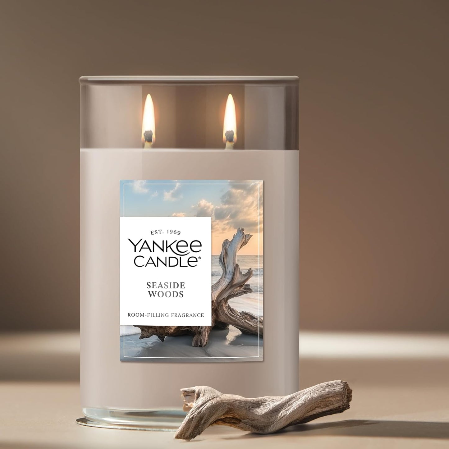 Yankee Candle Sage & Citrus, Scented Candle, 14.5oz 3-Wick Candle Jar with up to 40 Hours Burn Time, Giftable