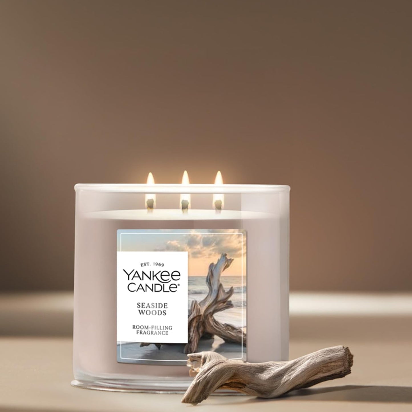 Yankee Candle Sage & Citrus, Scented Candle, 14.5oz 3-Wick Candle Jar with up to 40 Hours Burn Time, Giftable