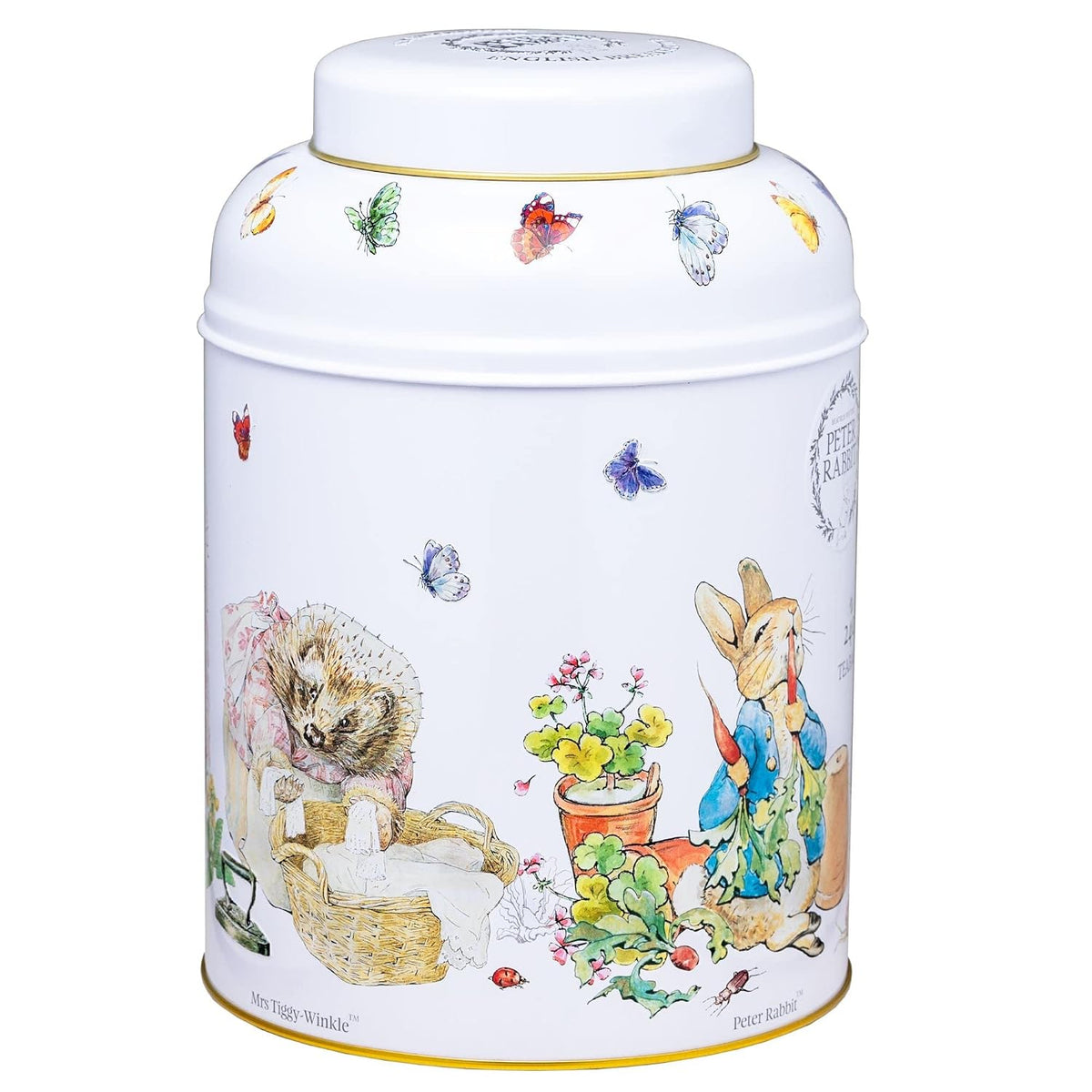 New English Teas Beatrix Potter Peter Rabbit Tea Caddy with 240 English Breakfast Teabags