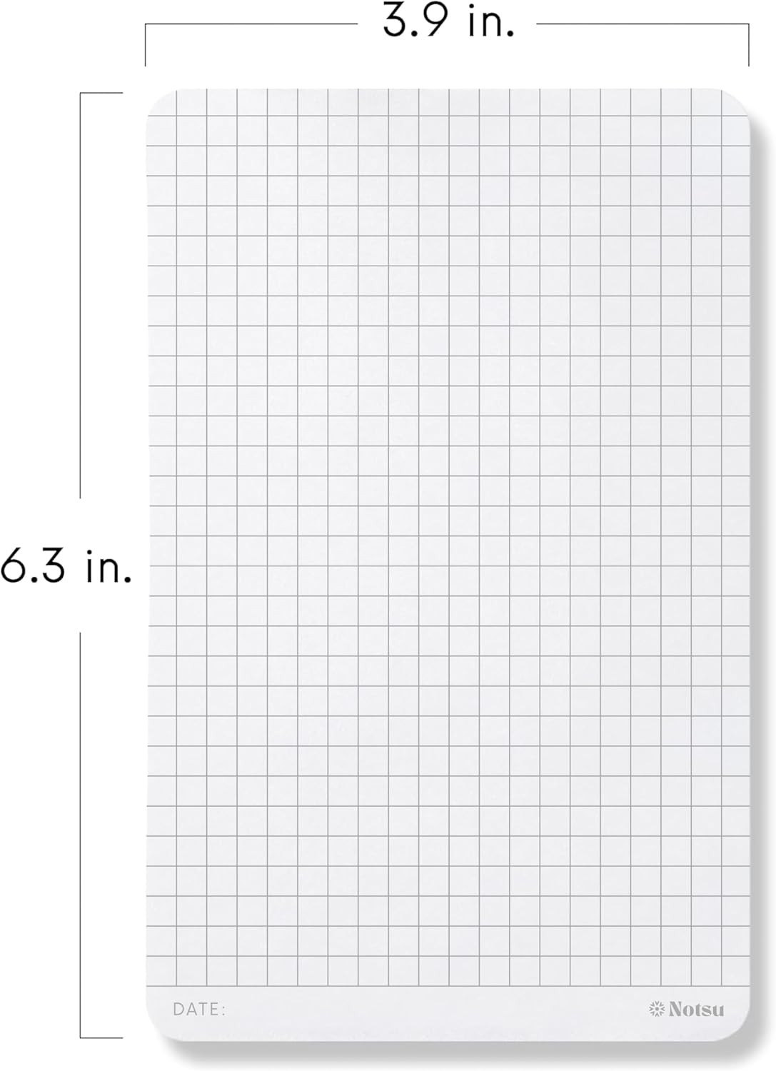 Notsu To Do List Small Desk Notepad 2 Pack 3.9" x 6.3"