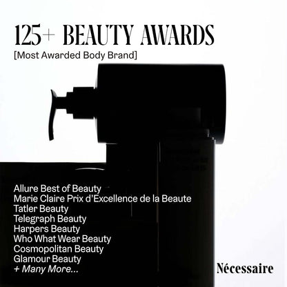 Nécessaire The Body Exfoliator. Eucalyptus. AHA/BHA/PHA. Resurface Skin. Smooth KP and Rough Patches. Hypoallergenic. Dermatologist-Tested. 180 ml / 6.1 fl oz
