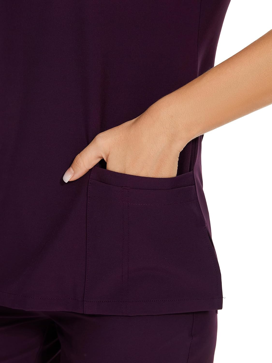 COZYFIT Scrubs for Women Set - Stretch V-Neck Scrub Top & Jogger Pant with 8 Pockets COZY SCRUBS - Colors A