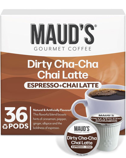 Maud's Instant Matcha Latte Mix, Flavored Drink Mix 10 Servings, 100% Gourmet Blended Tea Leaves, Hot Or Iced Matcha Latte - Just Add Water