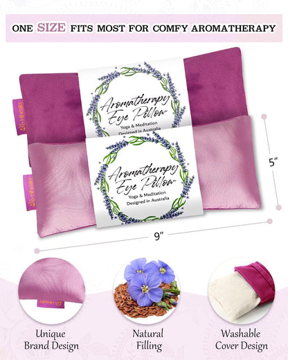 Hihealer Weighted Eye Mask for Sleeping, Lavender Eye Pillow for Spa Yoga