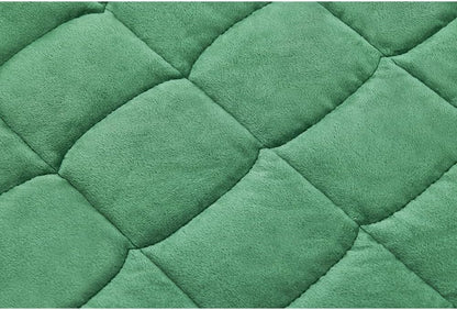 TONGDADA Weighted Lap Blanket 7lbs for Adult,Perfect for Relaxation, Lounging, Napping, Sleeping & Travel,Luxury Minky Weighted Body Blanket,Weighted Throw Blanket-Dark Grey Minky Dot, 29" x 24"