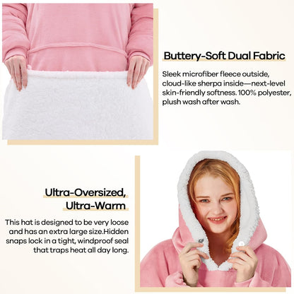 yescool Wearable Blanket Hoodie as Christmas Birthday Gifts for Women Mom - Colors B