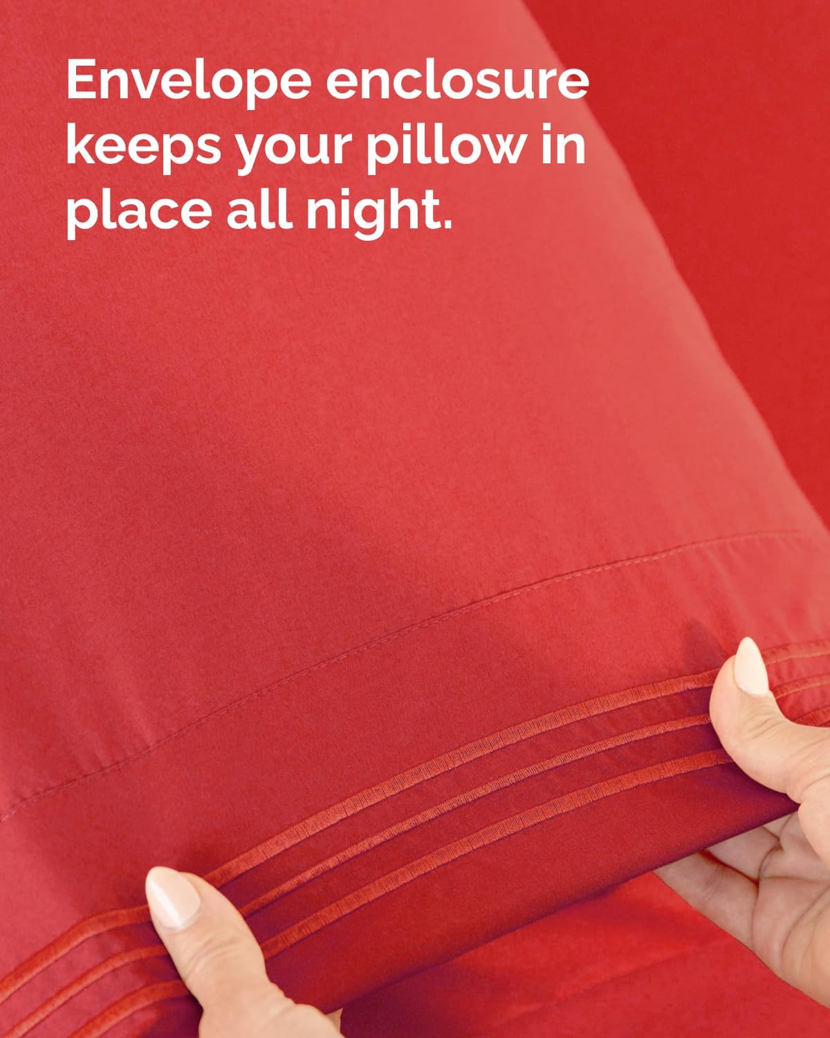 Standard Pillow Cases Set of 10 - Ultra Soft Hotel Quality Pillowcase Covers - Comfy, Cozy & Wrinkle Free - Shrink, Stain and Fade Resistant - Machine Washable Pillow Protectors - 10 Pcs Set - White - Colors B