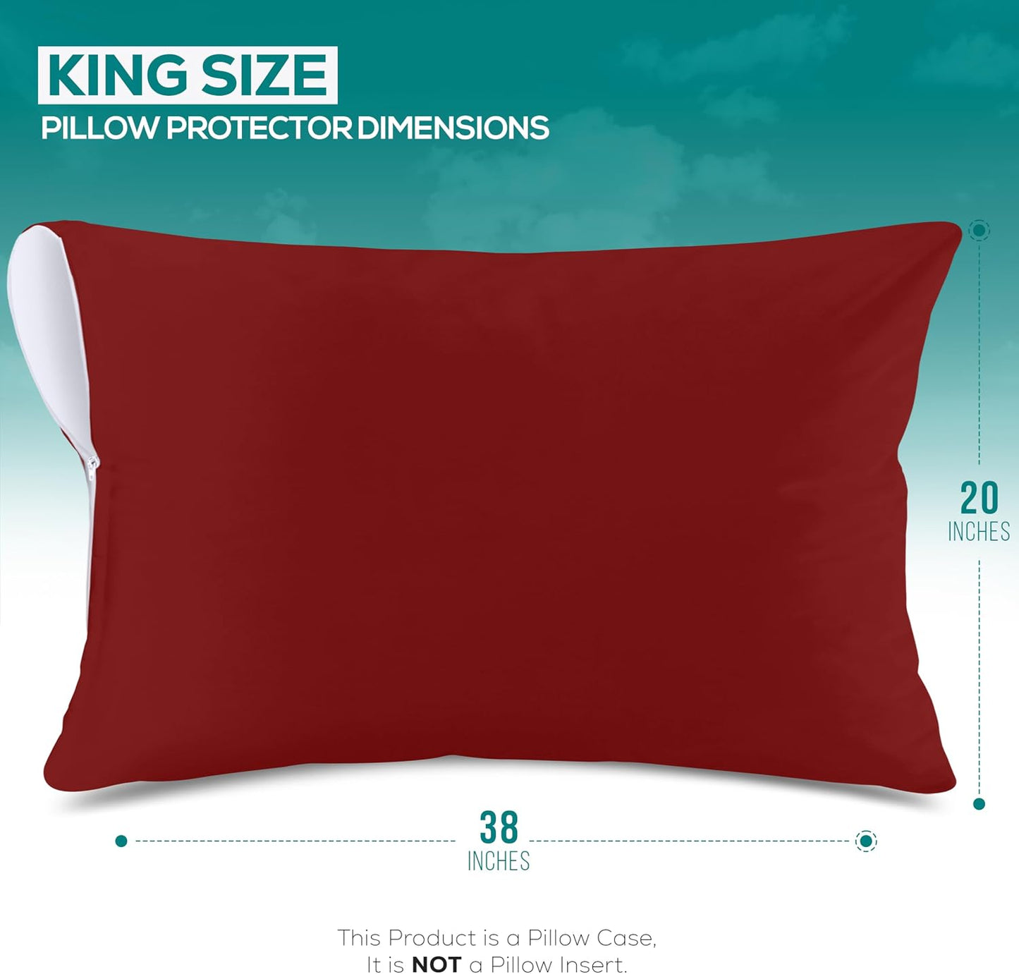 Utopia Bedding Premium 100% Waterproof Pillow Protectors with Zipper Standard Size (Set of 4), Bed Bug and Dust Mite Proof Zippered Pillow Covers, Pillow Encasement Cases, Gray