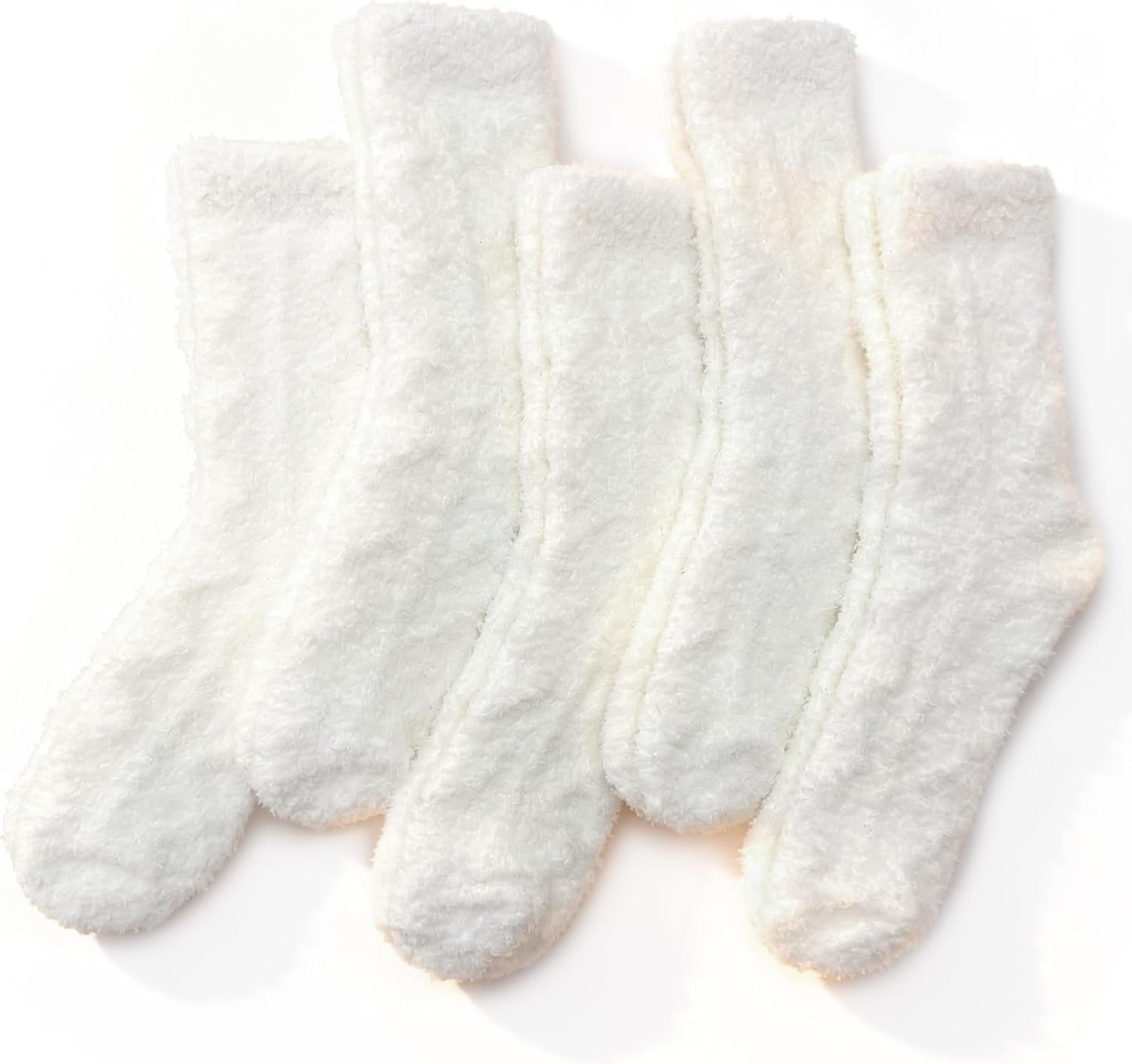 TEHOOK Warm & Cozy Gifts for Women, Fluffy Fuzzy Plush Sleeping Slipper Socks - Soft Warm Fabric