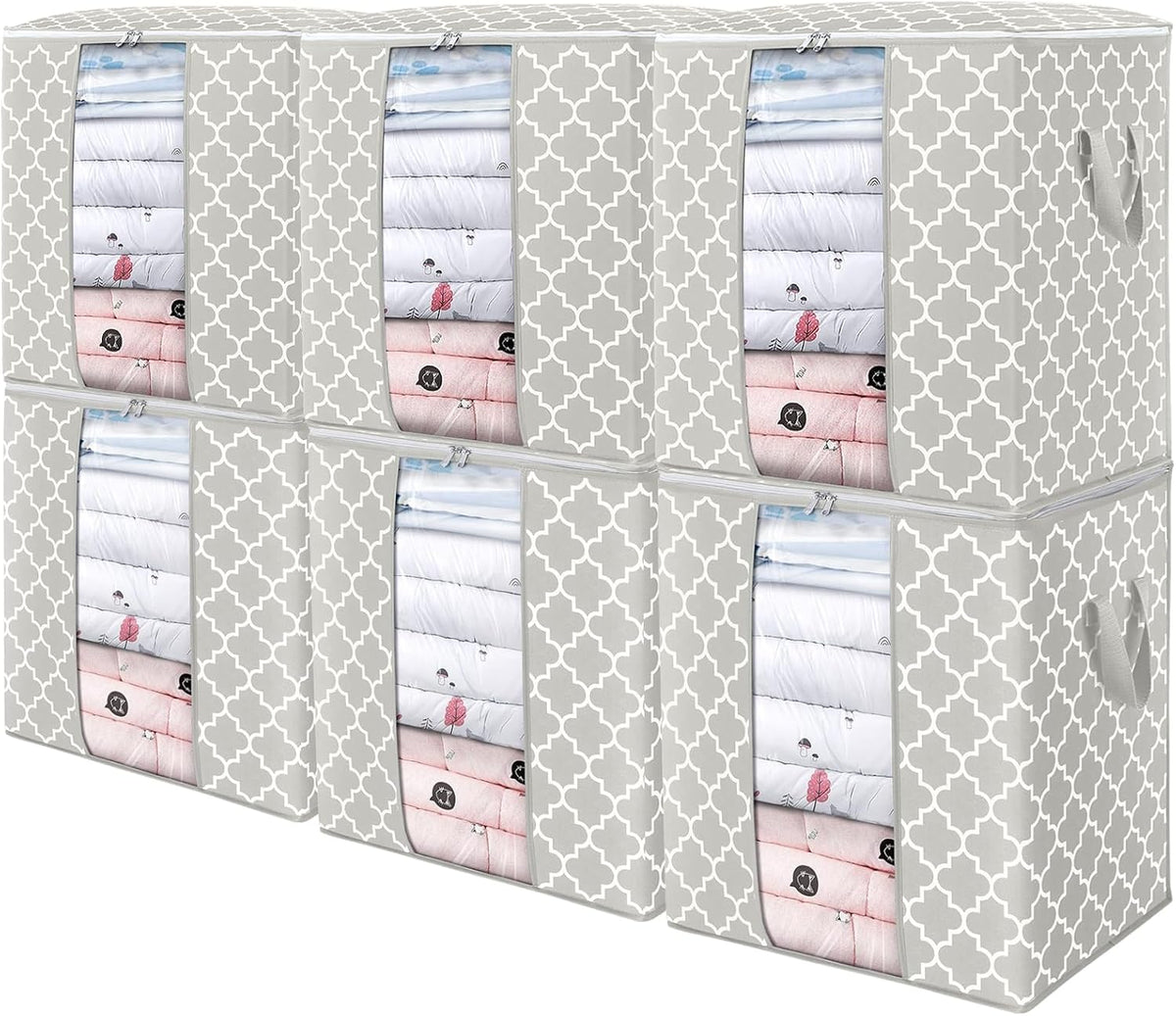 Storage Bags 3 Pack 100L Clothes Organization and Storage Containers