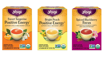 Yogi Morning Energy Variety Pack, 48 Tea Bags (3 Pack)
