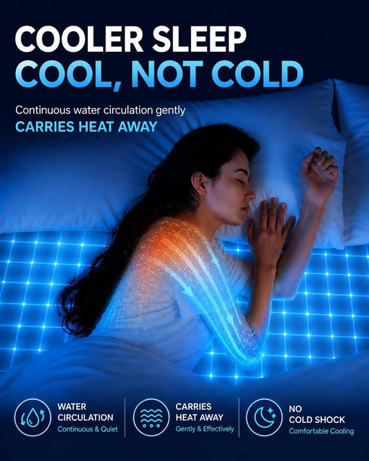 SAITRIO Bed Cooling System Air1 (Full)- Cooling Mattress Pad