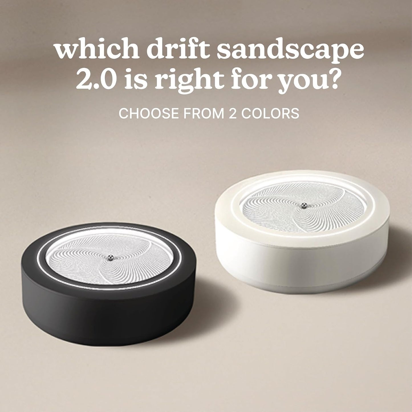 Homedics Drift 11” Sandscape – Version 2.0 with Updated Connected Experience, Smart Wi-Fi Zen Table Décor, LED Ambient Light, Modern Sand Art for Relaxation & Mindfulness, Home & Office Calm Décor