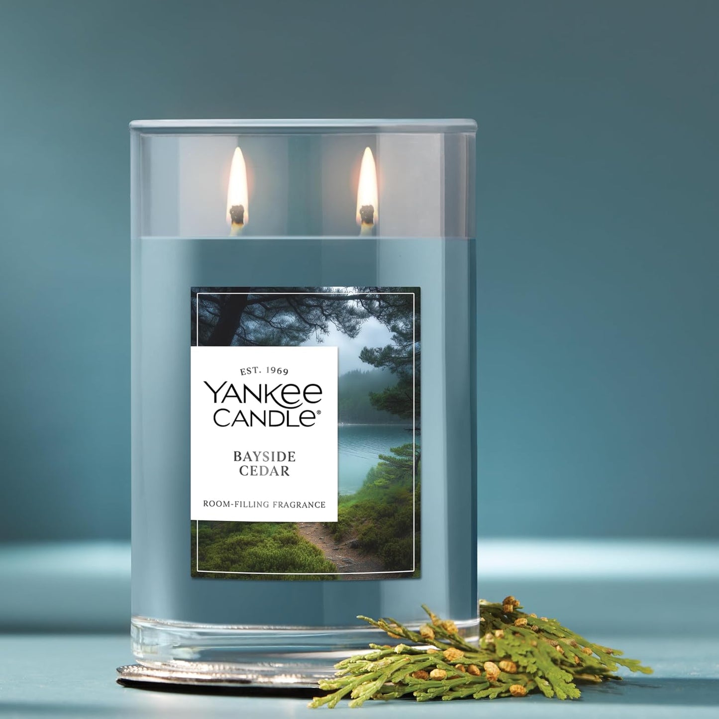 Yankee Candle Sage & Citrus, Scented Candle, 14.5oz 3-Wick Candle Jar with up to 40 Hours Burn Time, Giftable