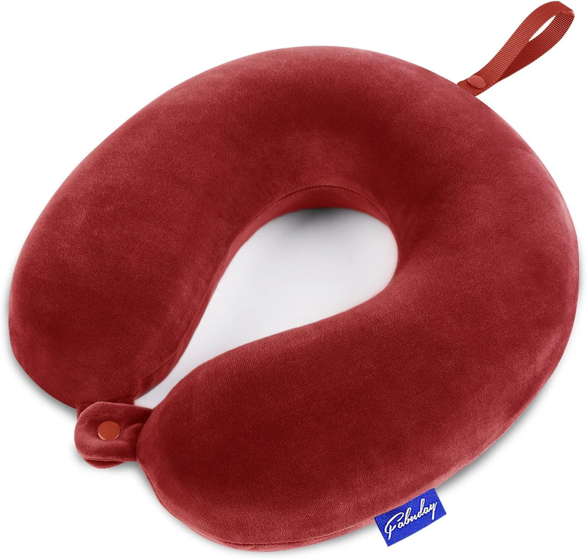 Travel Pillow Memory Foam for Airplanes - Neck Pillow for Traveling, Car, Home, Flight Pillow for Sleeping with Attachable Snap Strap Soft Washable Cover, Provide Head Neck Support Rest, Dark Gray