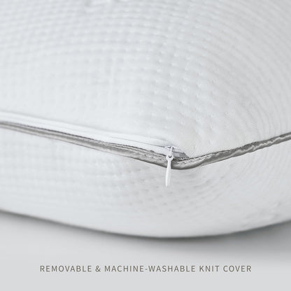 Saatva Cloud Memory Foam Pillow, Gel-Infused Shredded Memory Foam Fill
