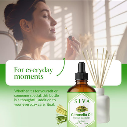 Siva Lavender Essential Oil, Huge Bottle, Large Size, 16 Fl Oz (473 ml)