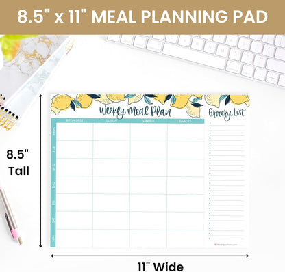 bloom daily planners Horizontal Weekly To Do List Notepad with 60 Undated Sheets - Weekly Desk Planner or Chore Pad with Priorities & Habit Tracker - 8.5” x 11” - Pastel