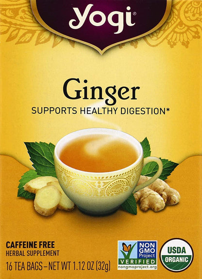 Ginger Tea Organic Yogi Teas 16 Count (Pack of 3)