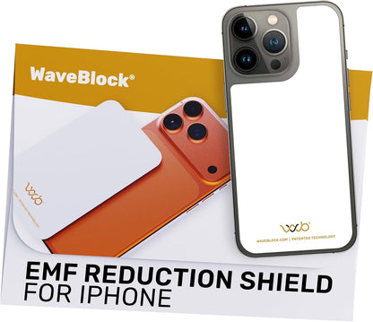 WAVEBLOCK EMF Blocker Sticker for iPhone 15 White