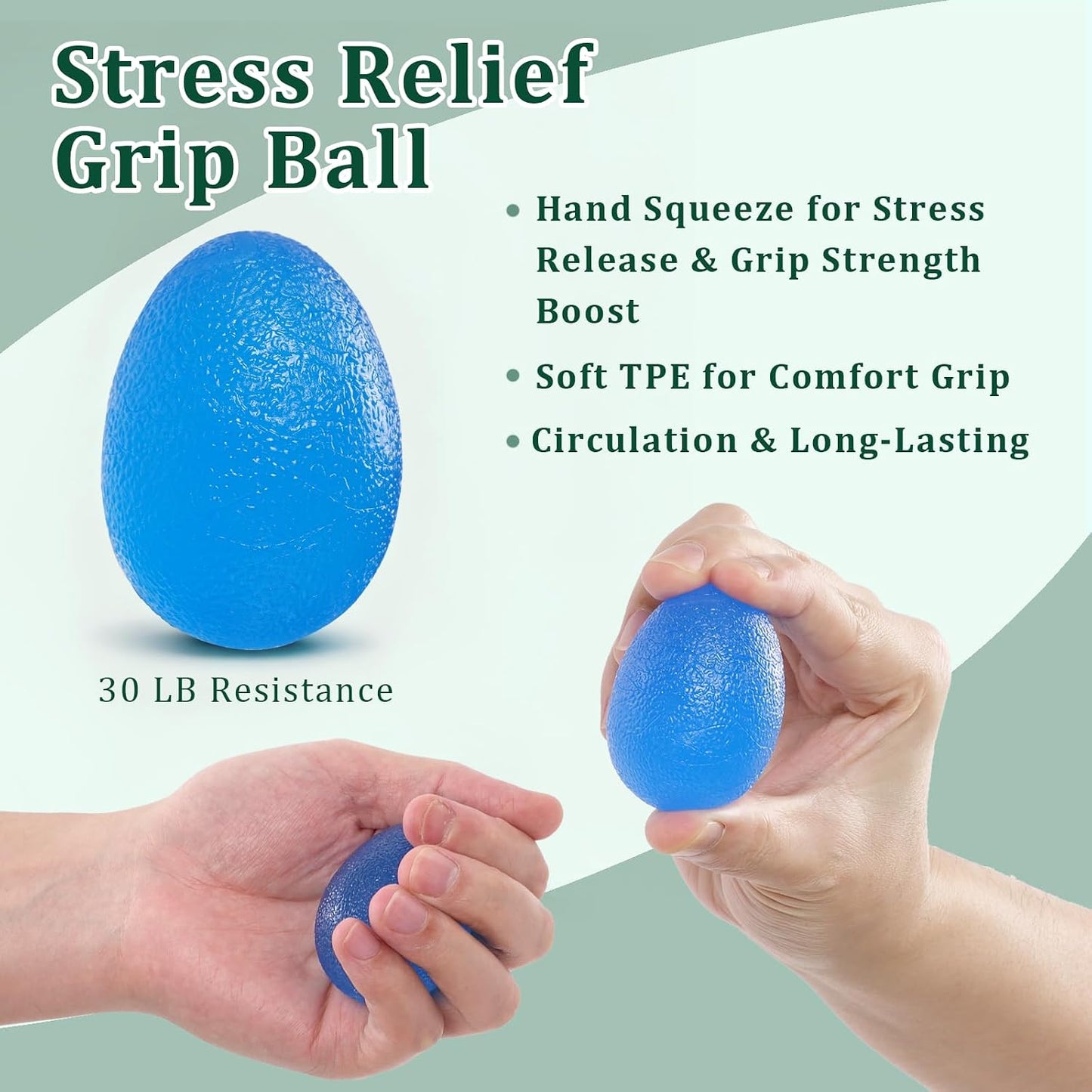 CYFIE Grip Strength Trainer Kit with Adjustable Resistance 10 - 132 Lbs, Forearm Exerciser, Finger Stretcher, Stress Ball, Forearm Strengthener for Workout wuth Storage Bag, Muscle Building and Recovery