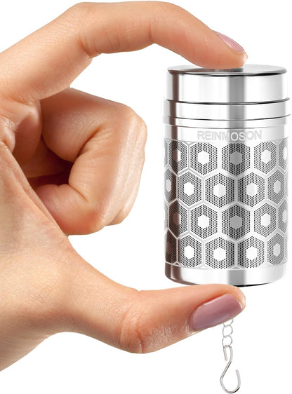 Reinmoson Large Tea Infuser for Loose Tea & Spice Infuser for Cooking, Extra Fine Mesh Tea Strainers, 304 Stainless Steel Loose Leaf Tea Steeper for Black Tea, Rooibos, etc