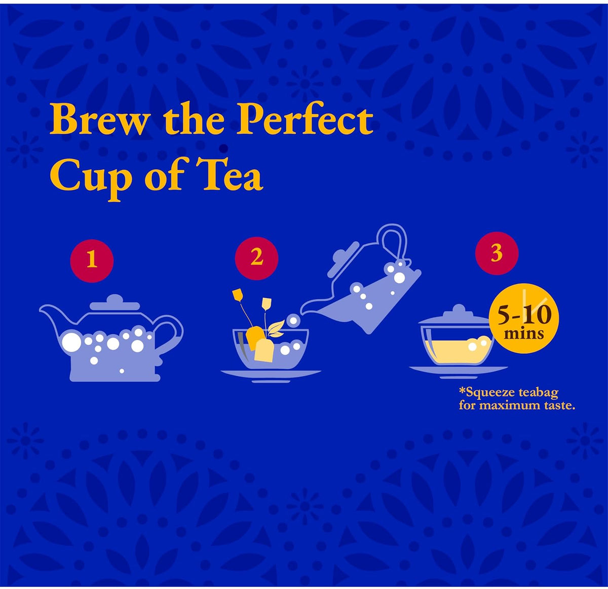 Tadin Cinnamon Tea Blend, Herbal Tea, Contains Caffeine, 24 Tea Bags Per Box, Pack of 6