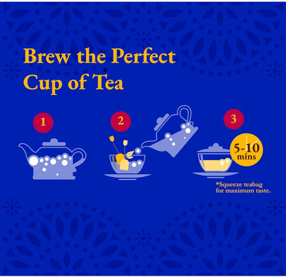 Tadin Cinnamon Tea Blend, Herbal Tea, Contains Caffeine, 24 Tea Bags Per Box, Pack of 6