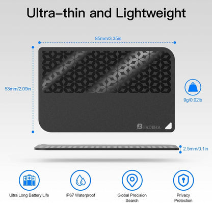 2026 Apple MFi Certified Wallet Tracker Smart Card for Find My