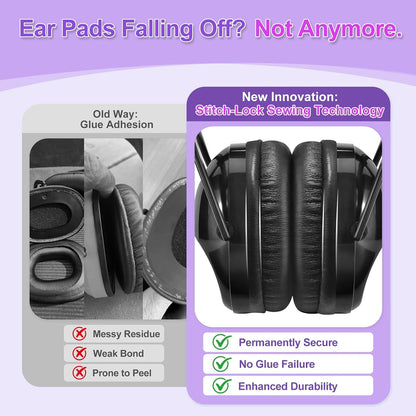 ZOHAN EM030 Kids Ear Protection, Noise Cancelling Headphones Ear Muffs for Autism Sensory, Safety Noise Reduction Hearing Protection for Monster Truck/Concerts/Fireworks/Air Shows