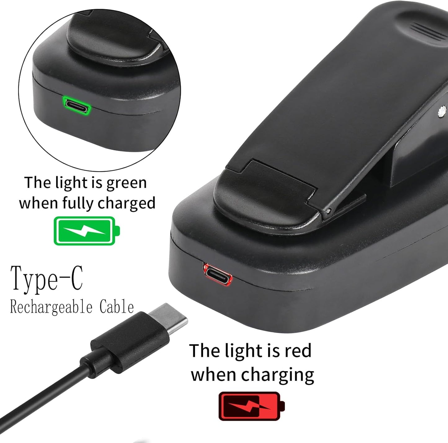 4 Pack Reading Light with 3 Color Temperature, 6 LED Book Clip Lamp for Reading in Bed, Easily Clip on to a Small Mini Lightweight Book Lights for Read Book Lovers